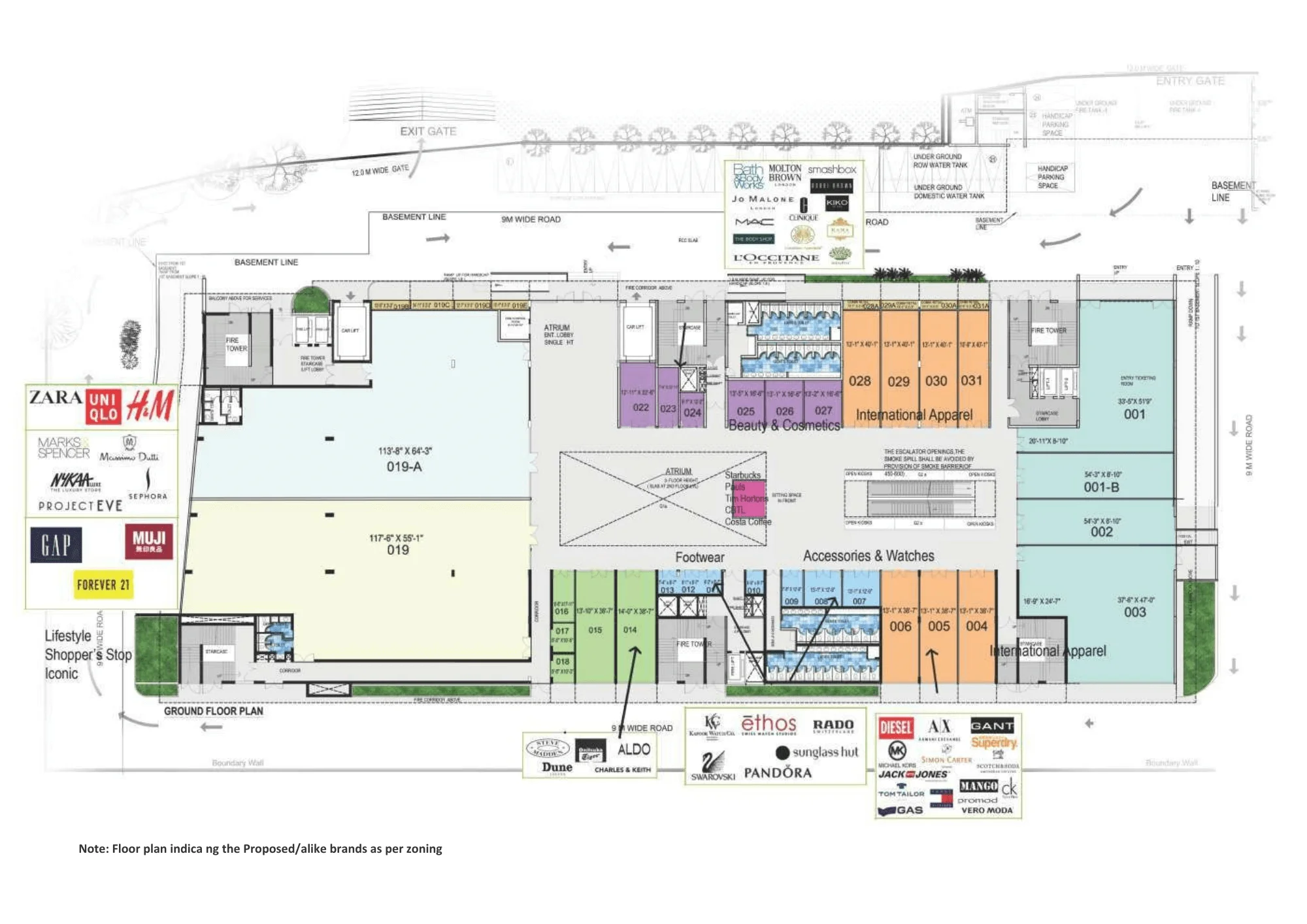 Delhi Mall Ground Floor Plan